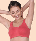 Non-Padded, Non-Wired, High-Coverage Bra  Non-Padded, Non-Wired, High-Coverage Bra