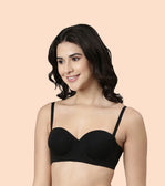 High Coverage Cotton Strapless Bra For No Spill Coverage  High Coverage Cotton Strapless Bra For No Spill Coverage