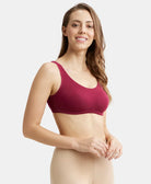 Jockey Super Combed Cotton  Stretch Slip On Crop Top With Stay Fresh  Jockey Super Combed Cotton  Stretch Slip On Crop Top With Stay Fresh