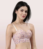 Light Printed Bridal Bra  Light Printed Bridal Bra