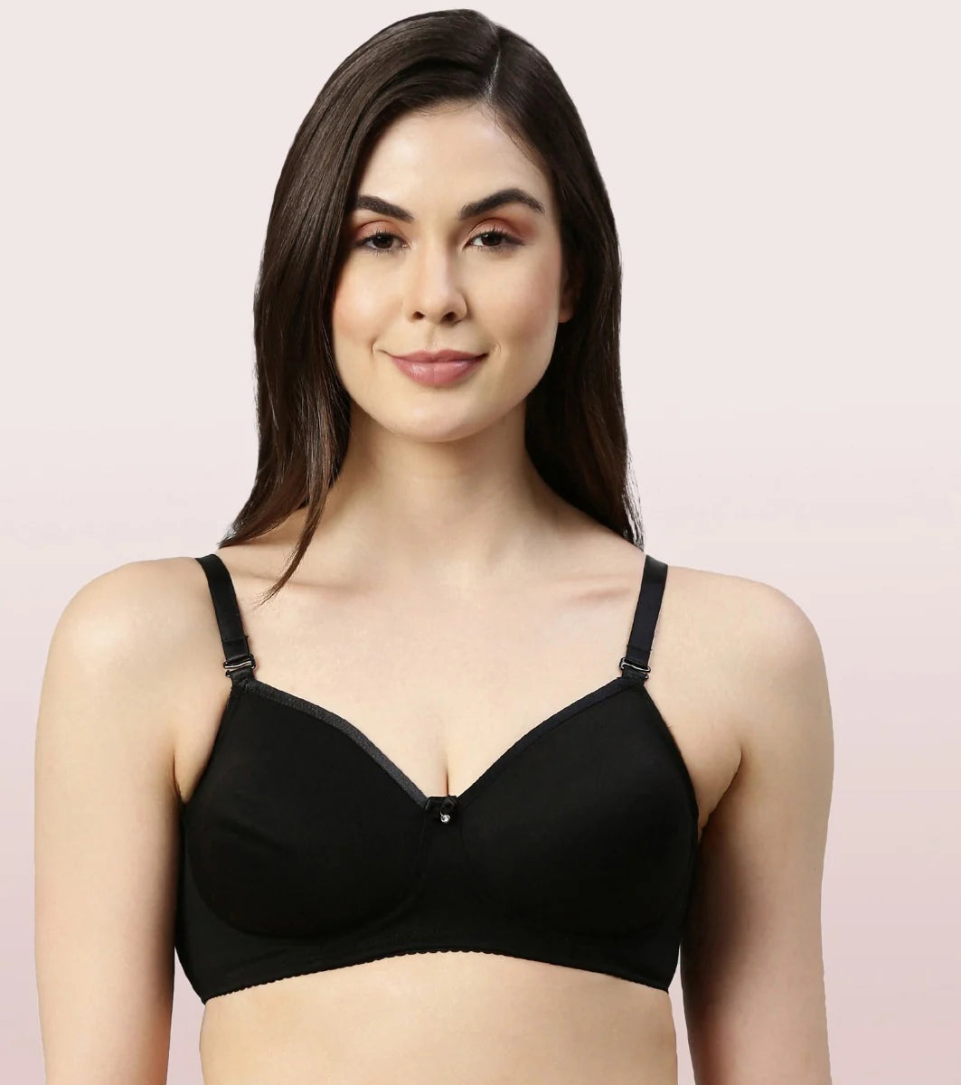 Black Long Lasting T-Shirt Bra  Black Long Lasting T-Shirt Bra