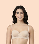 High Coverage Cotton Strapless Bra For No Spill Coverage  High Coverage Cotton Strapless Bra For No Spill Coverage