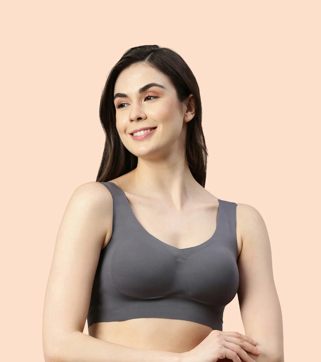 Padded Wirefree and Full Coverage Bra  Padded Wirefree and Full Coverage Bra