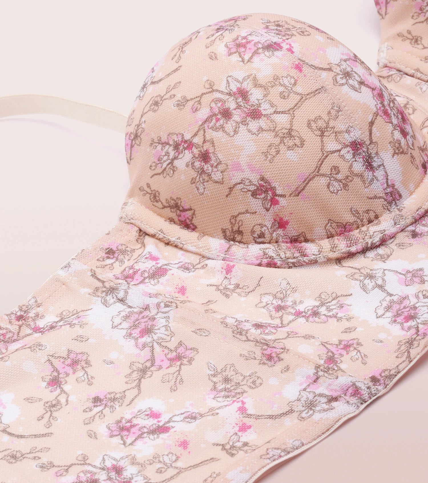 Light Printed Bridal Bra  Light Printed Bridal Bra