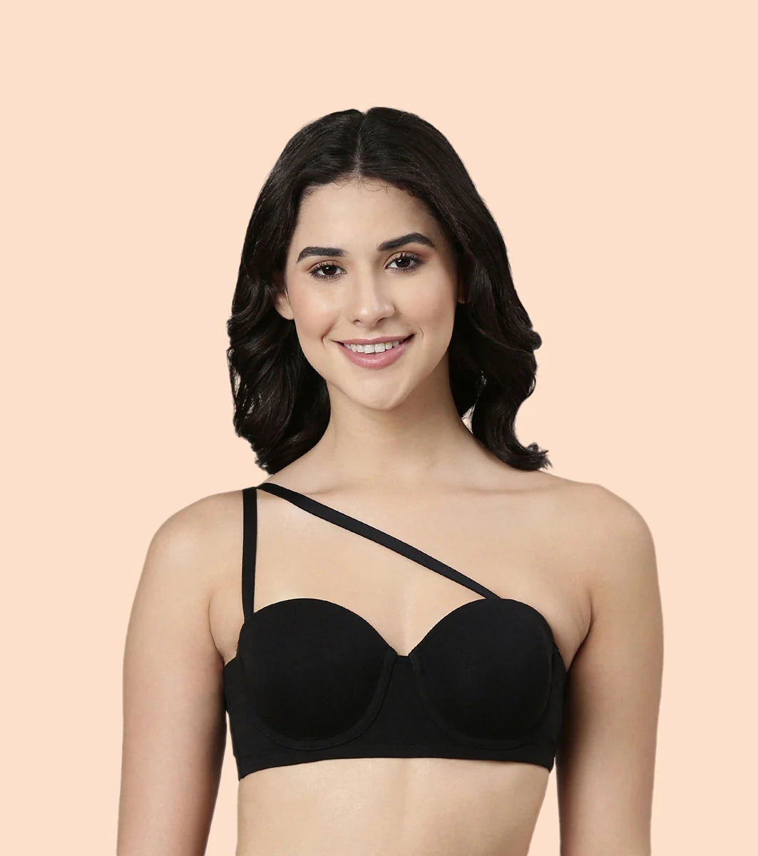 High Coverage Cotton Strapless Bra For No Spill Coverage  High Coverage Cotton Strapless Bra For No Spill Coverage