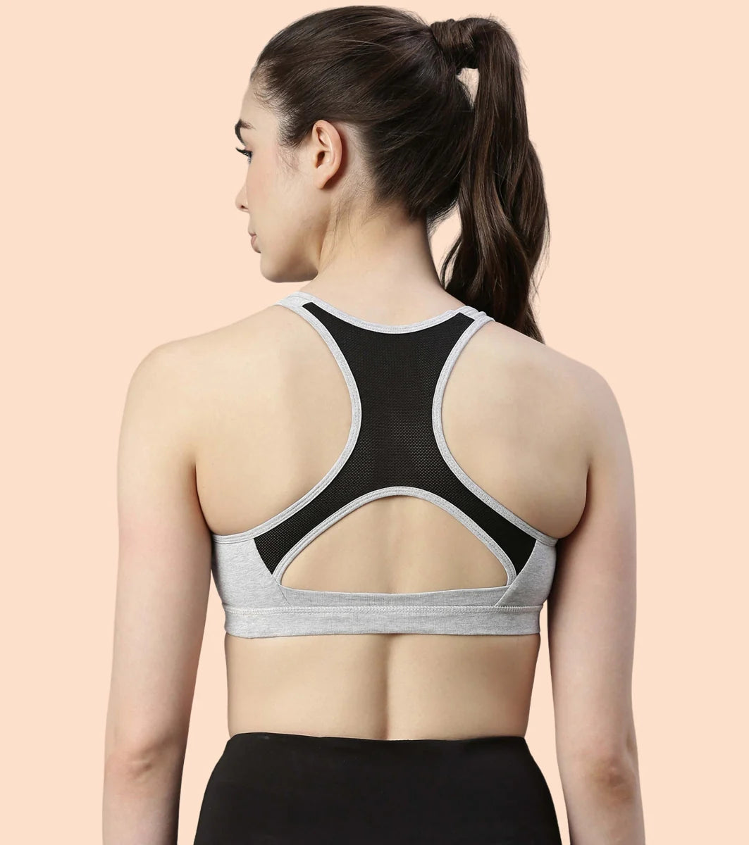 Racer Back Medium Impact Sports Bra  Racer Back Medium Impact Sports Bra