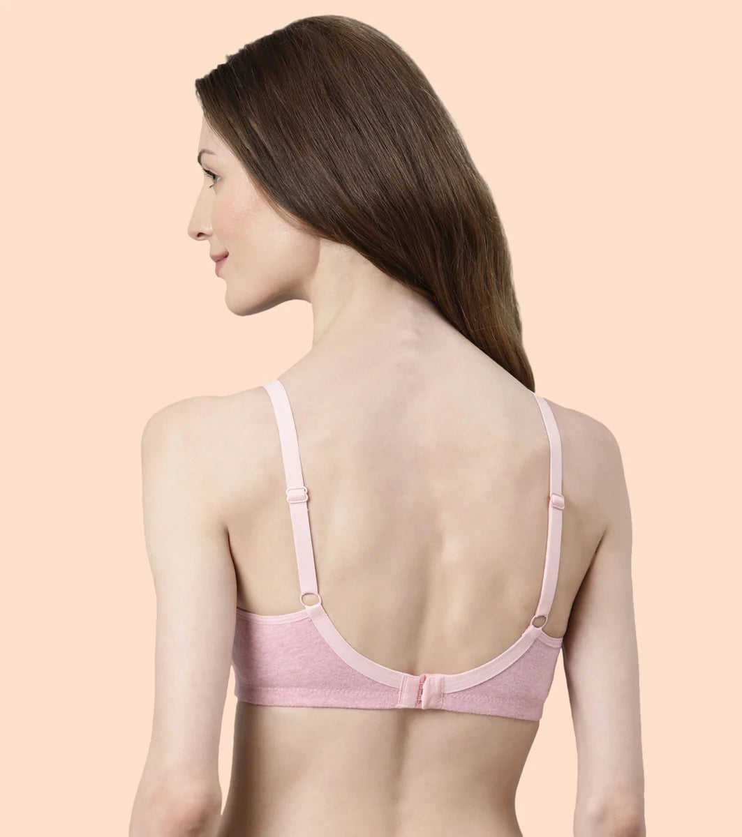 Jiggle Control Full Support Stretch Cotton Bra  Jiggle Control Full Support Stretch Cotton Bra