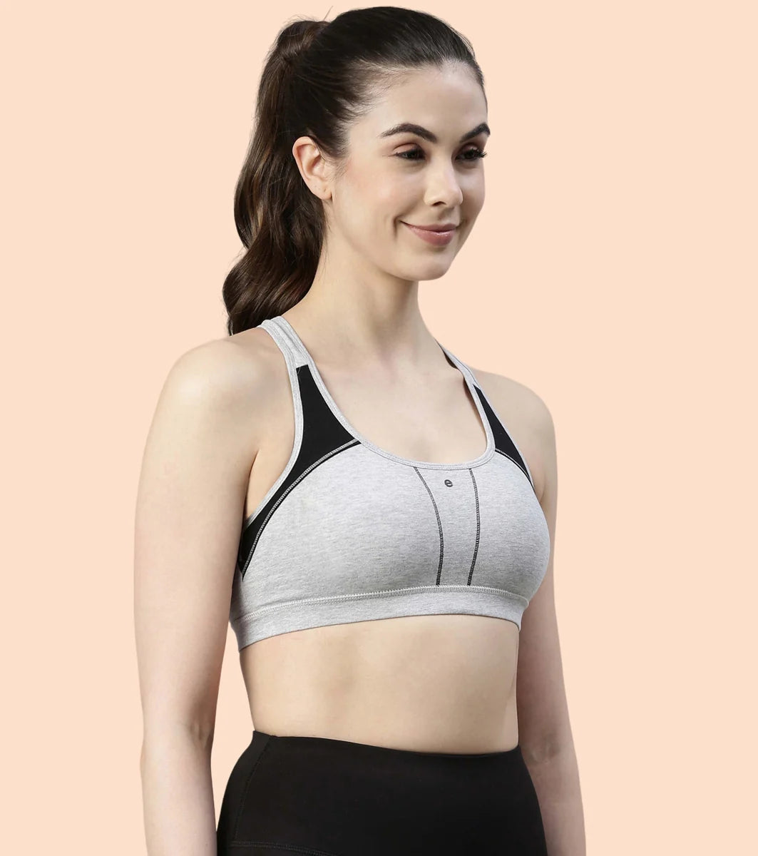 Racer Back Medium Impact Sports Bra  Racer Back Medium Impact Sports Bra