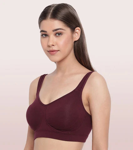 Full Support Stretch Cotton Everyday Bra : Litmee  Full Support Stretch Cotton Everyday Bra : Litmee
