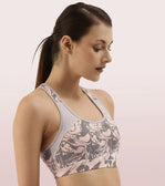 Racer Back Medium Impact Sports Bra  Racer Back Medium Impact Sports Bra