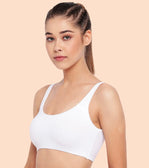 Non-Padded, Non-Wired, High-Coverage Bra  Non-Padded, Non-Wired, High-Coverage Bra