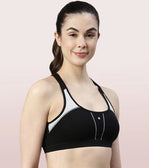 Racer Back Medium Impact Sports Bra With Removable Pads  Racer Back Medium Impact Sports Bra With Removable Pads