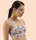 Racer Back Medium Impact Sports Bra  Racer Back Medium Impact Sports Bra