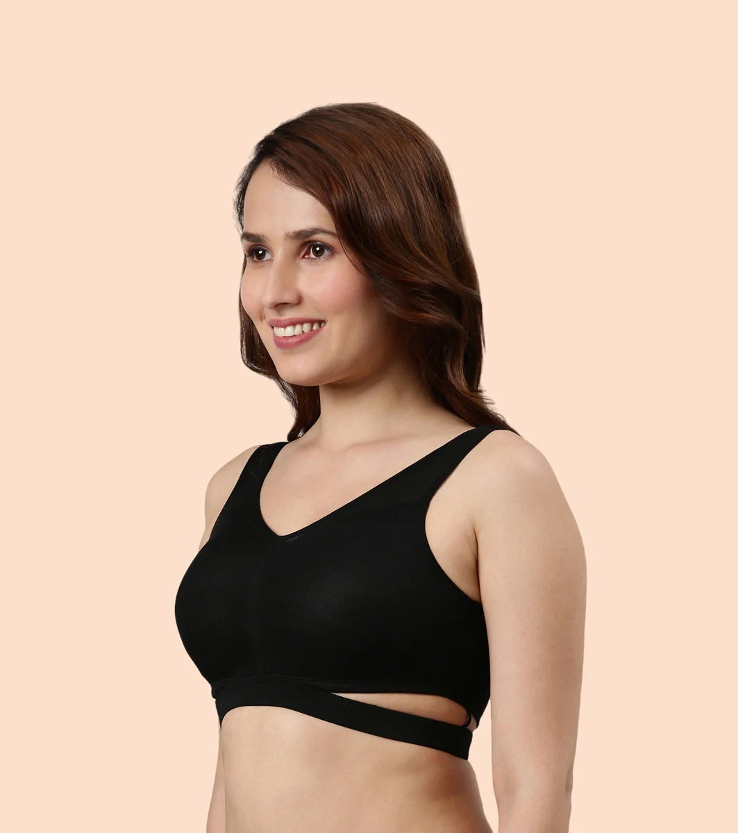 Split Band Cut-Out Bralette  Split Band Cut-Out Bralette