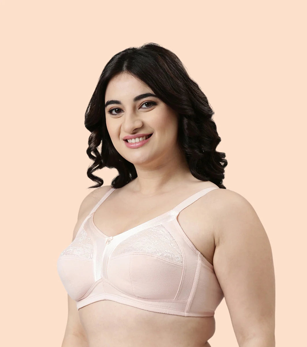 Super Contouring M-frame Full Support Cotton Bra  Super Contouring M-frame Full Support Cotton Bra