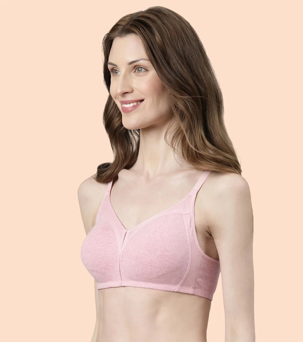 Jiggle Control Full Support Stretch Cotton Bra  Jiggle Control Full Support Stretch Cotton Bra