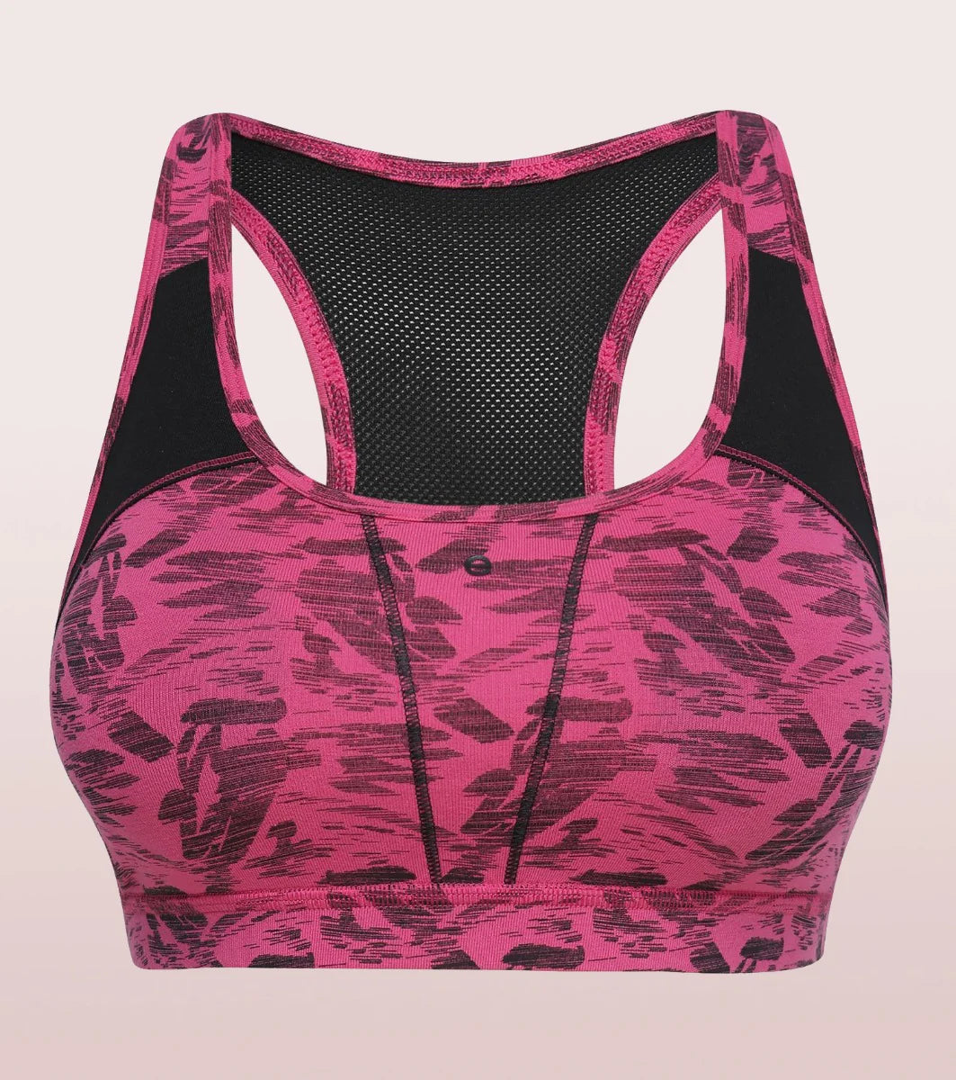 Racer Back Medium Impact Sports Bra  Racer Back Medium Impact Sports Bra