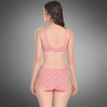 Women's Flower Printed Designer Lingerie Set with Full Coverage, Padded  Women's Flower Printed Designer Lingerie Set with Full Coverage, Padded