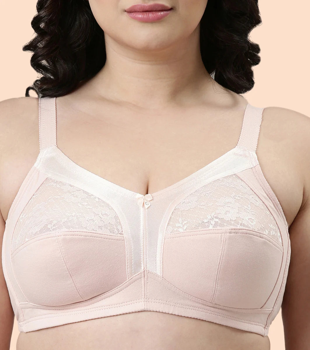 Super Contouring M-frame Full Support Cotton Bra  Super Contouring M-frame Full Support Cotton Bra