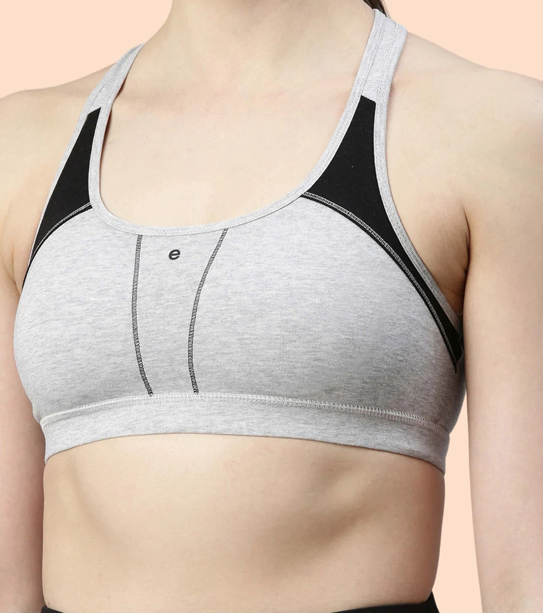 Racer Back Medium Impact Sports Bra  Racer Back Medium Impact Sports Bra