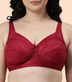Full Support Classic Lace Lift Bra For Women - Non-Padded, Non-Wired, High Coverage Bra  Full Support Classic Lace Lift Bra For Women - Non-Padded, Non-Wired, High Coverage Bra