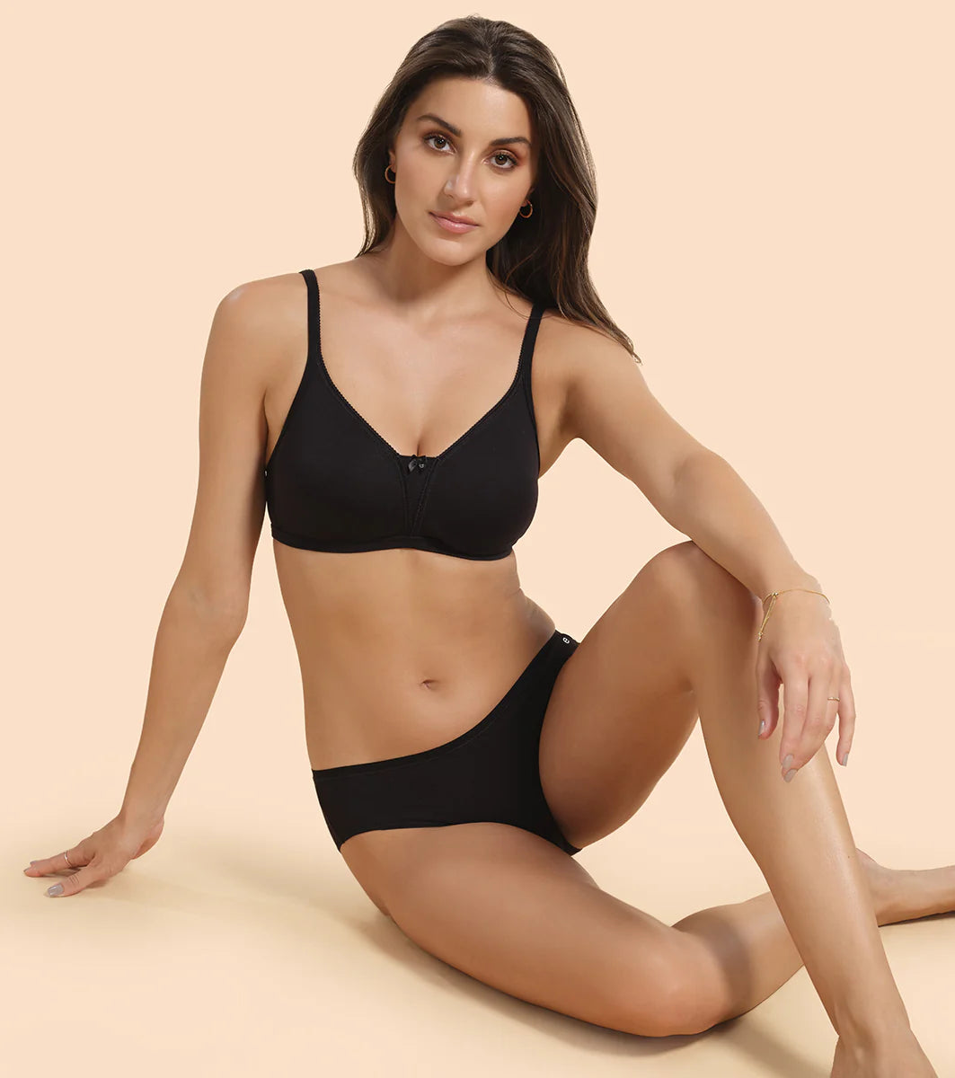 Enamor Stay New Comfort Triangle Cotton T-Shirt Bra  Enamor Stay New Comfort Triangle Cotton T-Shirt Bra