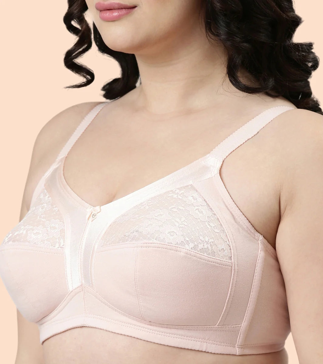 Super Contouring M-frame Full Support Cotton Bra  Super Contouring M-frame Full Support Cotton Bra