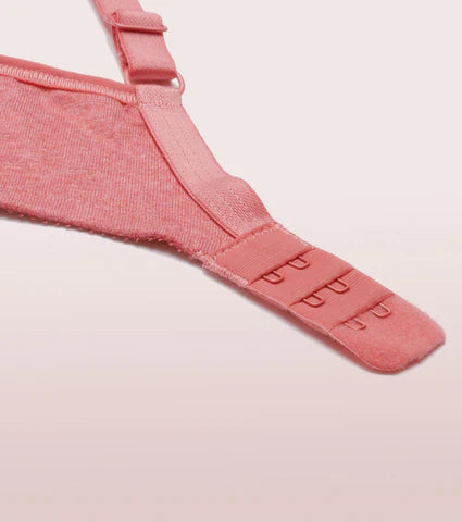 Litmee Fab-Cool  Side Support Shaper Stretch Cotton  Bra For Women- High Coverage, Non Padded And Wirefree - Tomato Melange  Litmee Fab-Cool  Side Support Shaper Stretch Cotton  Bra For Women- High Coverage, Non Padded And Wirefree - Tomato Melange