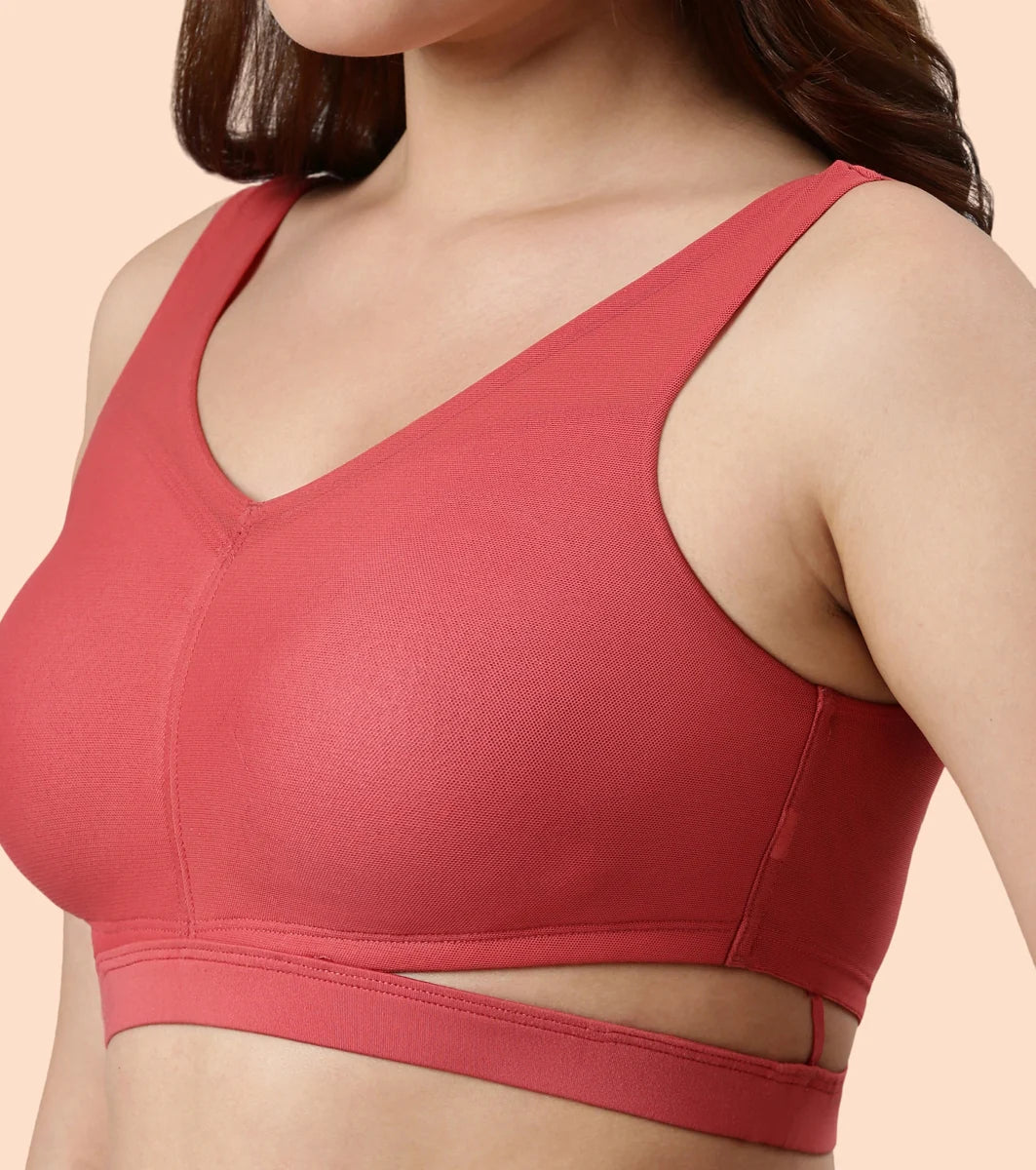 Split Band Cut-Out Bralette  Split Band Cut-Out Bralette