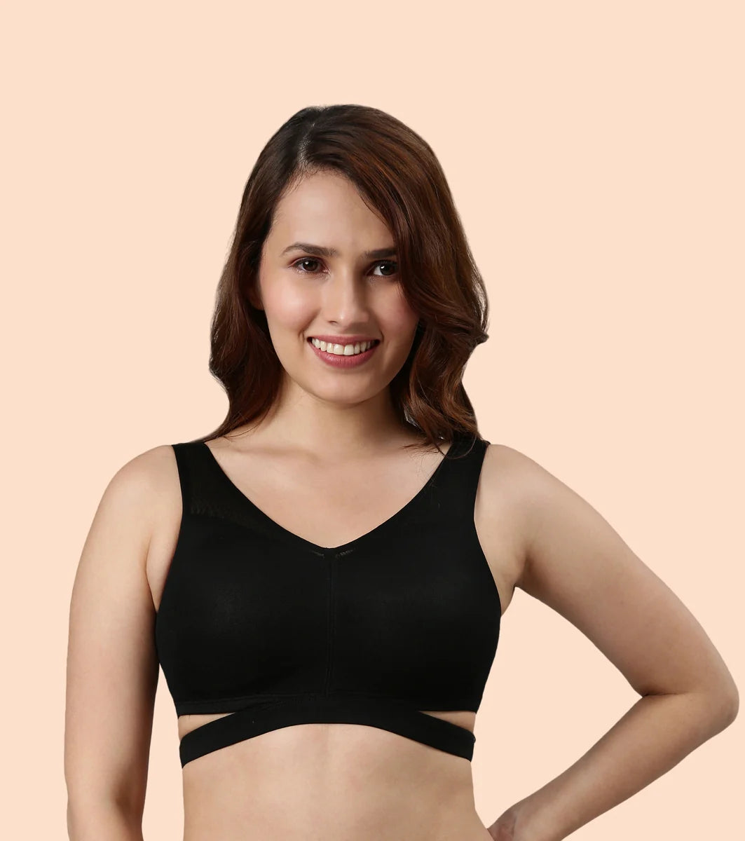 Split Band Cut-Out Bralette  Split Band Cut-Out Bralette