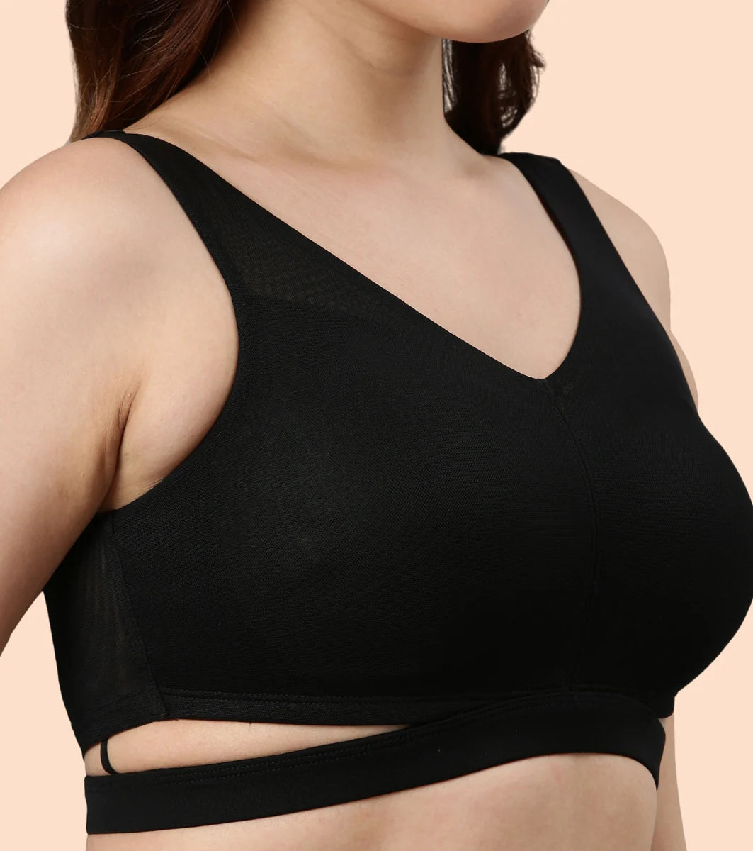 Split Band Cut-Out Bralette  Split Band Cut-Out Bralette