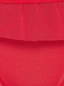 Women's Red Low Waist Thong with Frilled Lace  Women's Red Low Waist Thong with Frilled Lace