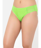 Green Nylon Printed  Panties Women's  Green Nylon Printed  Panties Women's