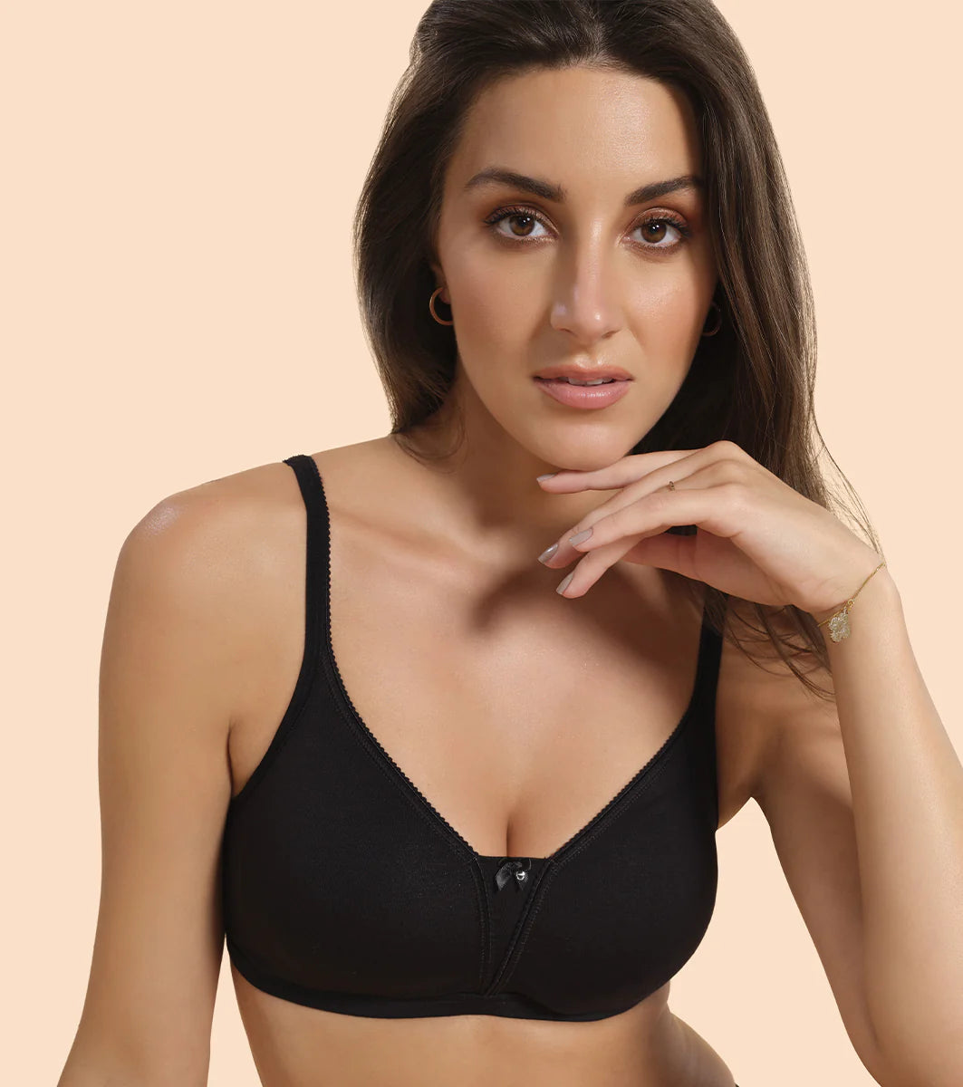 Enamor Stay New Comfort Triangle Cotton T-Shirt Bra  Enamor Stay New Comfort Triangle Cotton T-Shirt Bra