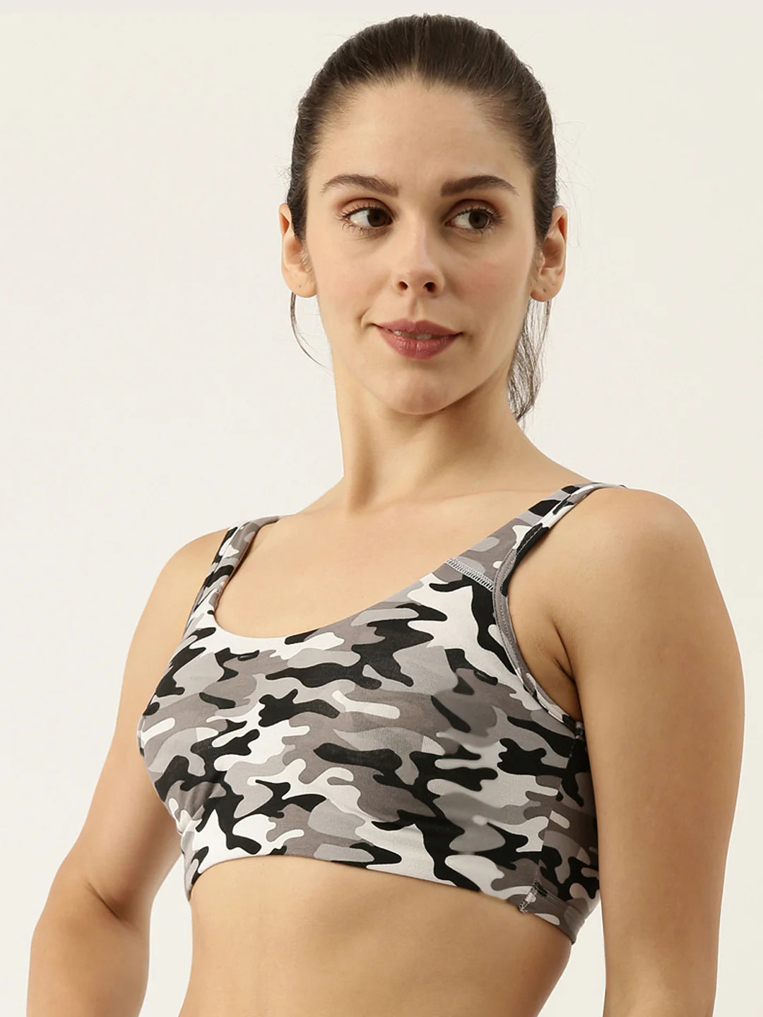 Non-Padded, Non-Wired, High-Coverage Bra  Non-Padded, Non-Wired, High-Coverage Bra
