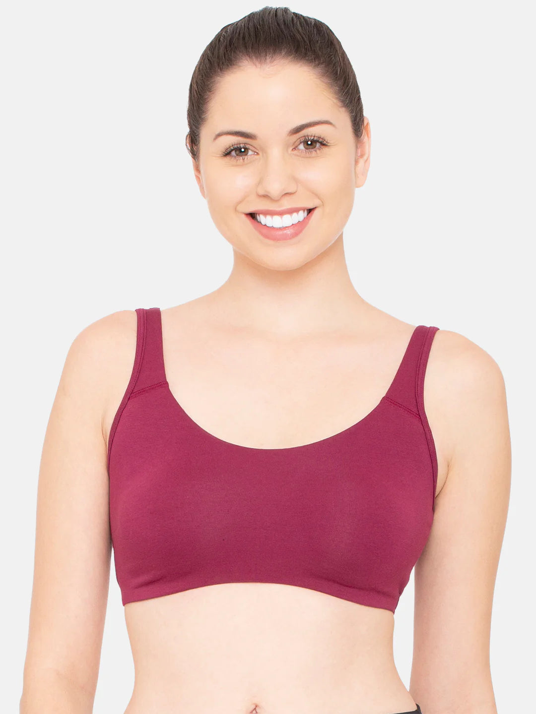Non-Padded, Non-Wired, High-Coverage Bra  Non-Padded, Non-Wired, High-Coverage Bra