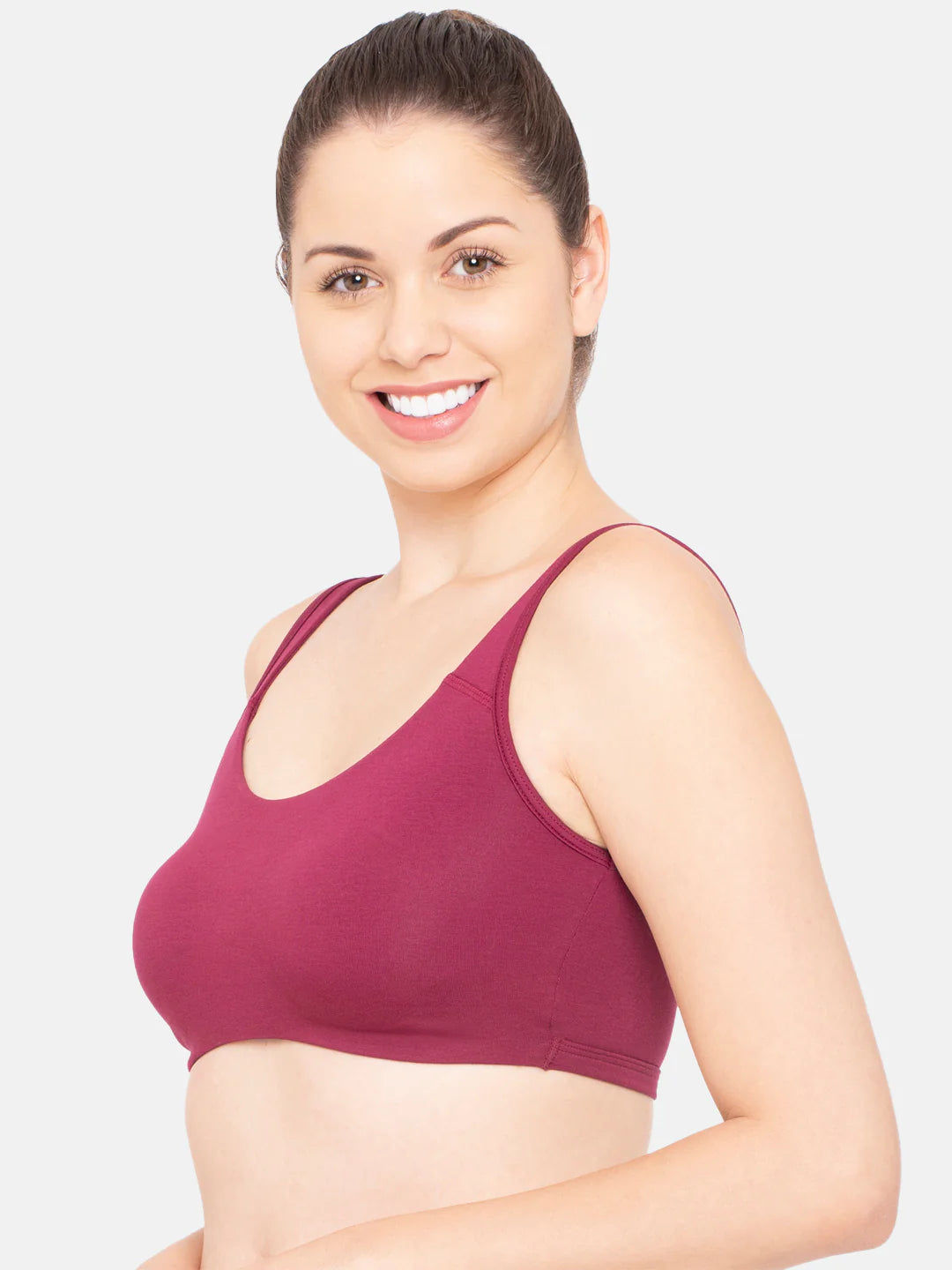 Non-Padded, Non-Wired, High-Coverage Bra  Non-Padded, Non-Wired, High-Coverage Bra