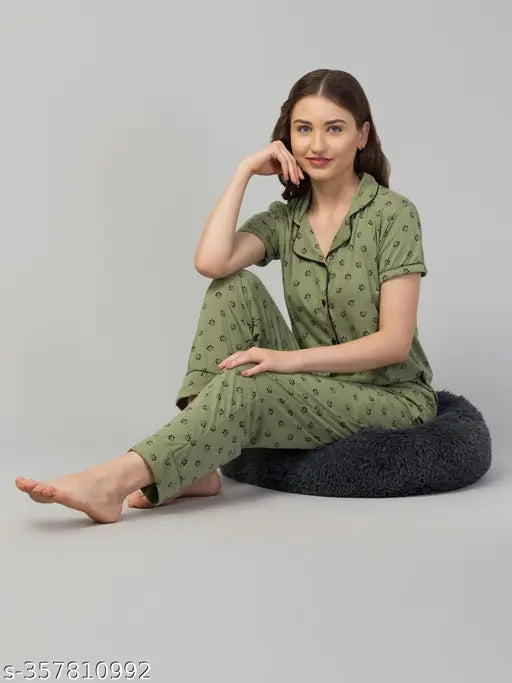 Nightsuit, cotton Hosiery , nightdress, girls night suit, night wear for women  Nightsuit, cotton Hosiery , nightdress, girls night suit, night wear for women