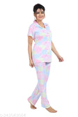 WOMENS PRINTED NIGHT SUITE SET - NIGHTDRESS SET FOR WOMENS AND GIRS  WOMENS PRINTED NIGHT SUITE SET - NIGHTDRESS SET FOR WOMENS AND GIRS