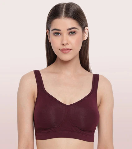 Full Support Stretch Cotton Everyday Bra : Litmee