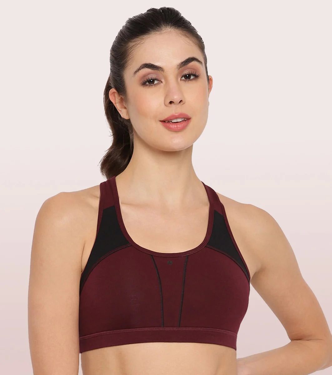 Racer Back Medium Impact Sports Bra