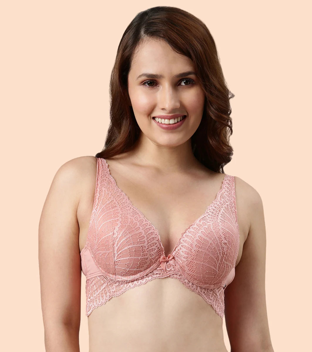 Butterfly Cleavage Enhancer Plunge Push-Up Bra