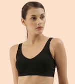 Antimicrobial Cotton Minimizer Bra for Women