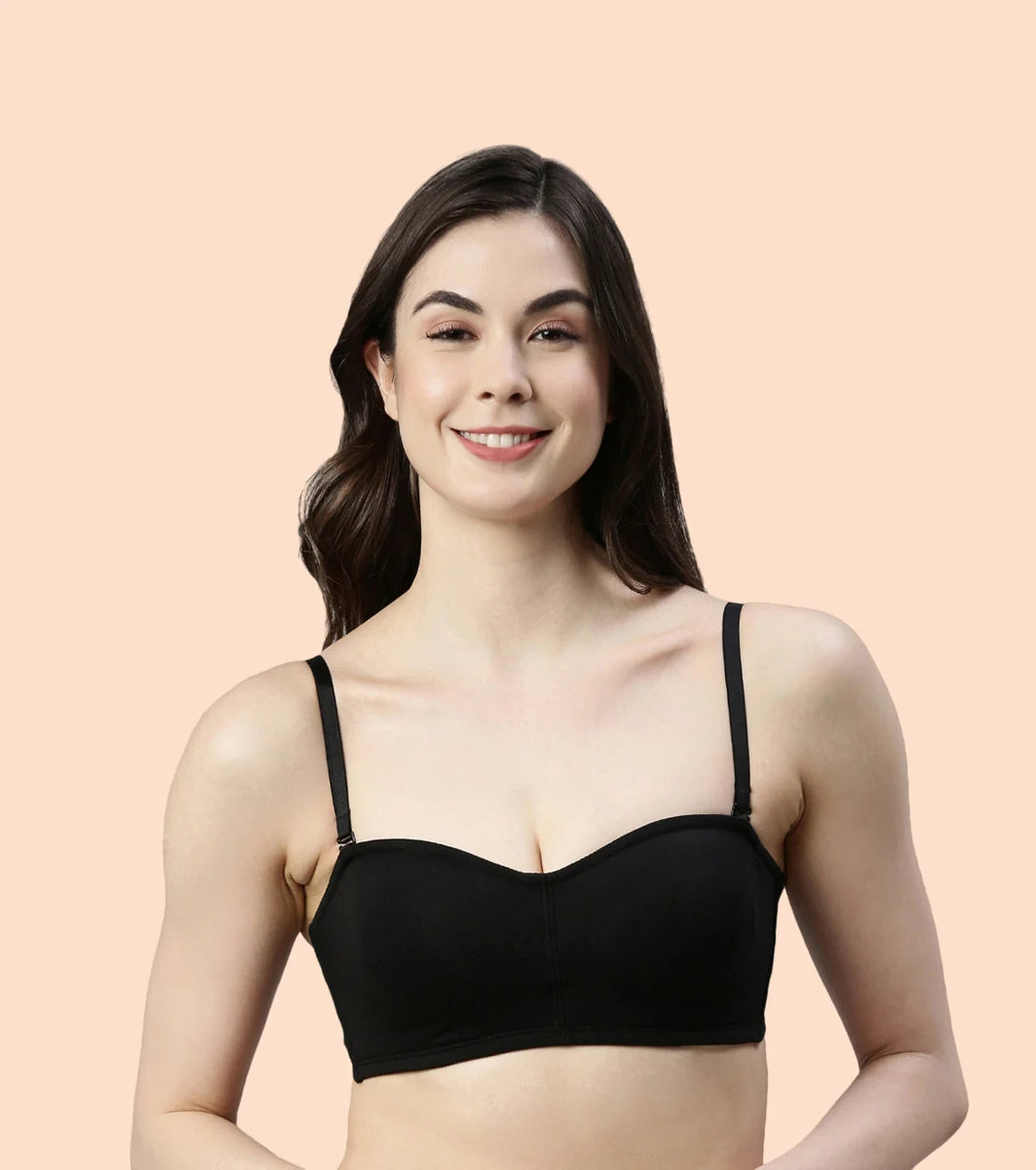 Cotton Strapless Bra