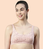 Non-Padded, Non-Wired, High-Coverage Bra