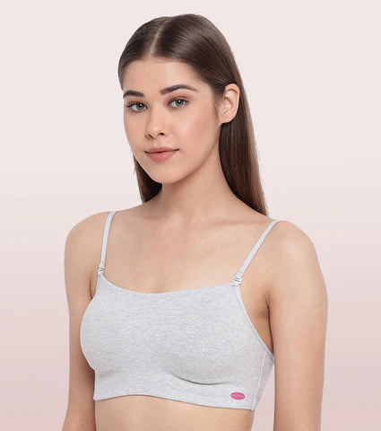 Full Coverage Non-Padded Wirefree Comfort Cami Detachable Bra