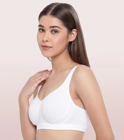 Full Support Stretch Cotton Everyday Bra : Litmee