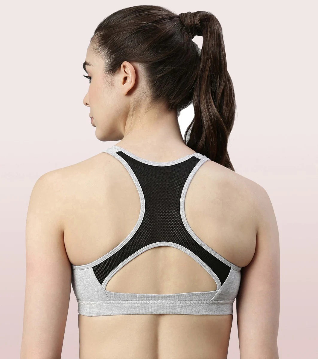 Racer Back Medium Impact Sports Bra