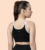 Antimicrobial Side Shaper Active Sports Bra for Women