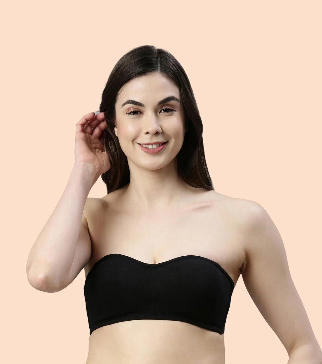 Cotton Strapless Bra